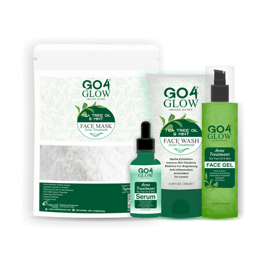 Go4Glow Tea Tree & Mint Acne Facial Kit